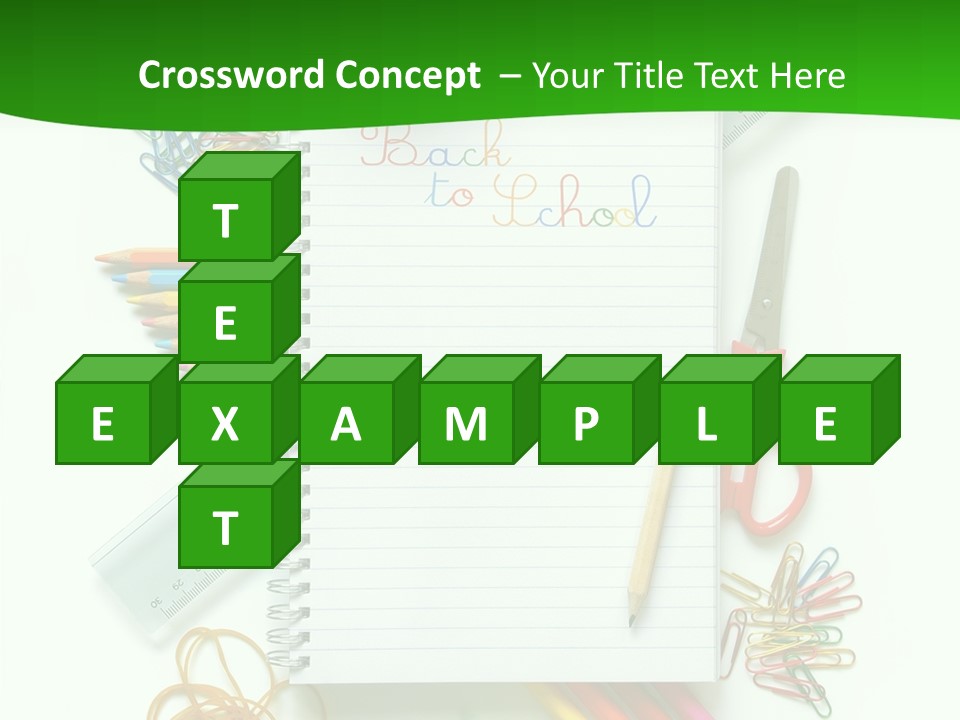 Back To School Document Book PowerPoint Template