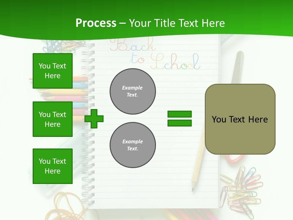 Back To School Document Book PowerPoint Template