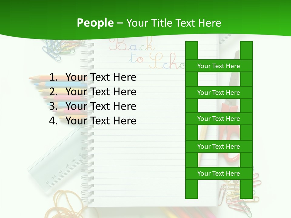 Back To School Document Book PowerPoint Template