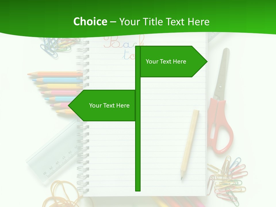 Back To School Document Book PowerPoint Template