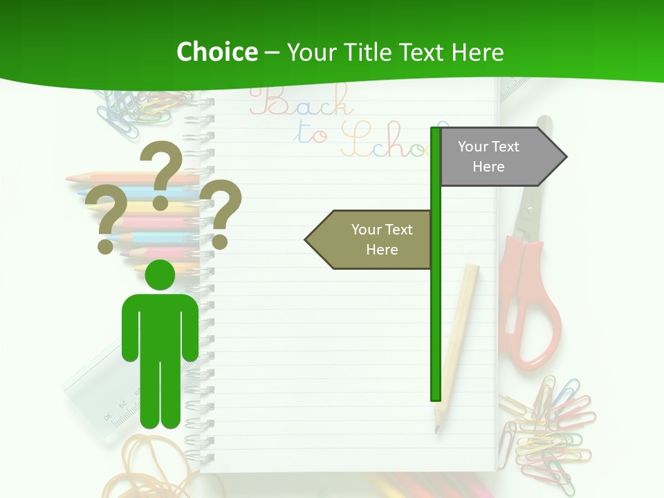 Back To School Document Book PowerPoint Template