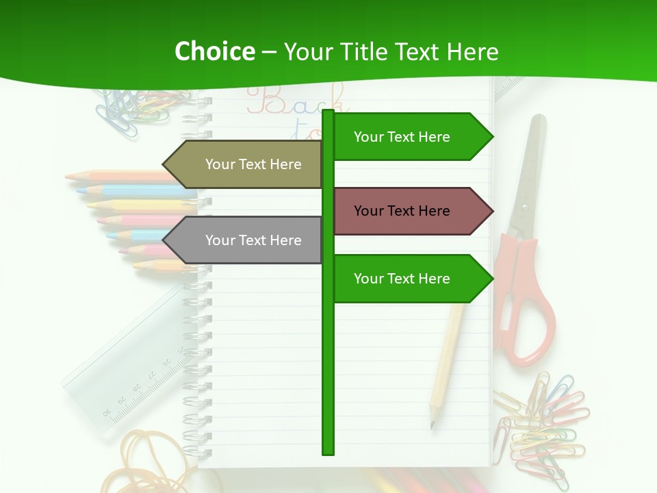 Back To School Document Book PowerPoint Template