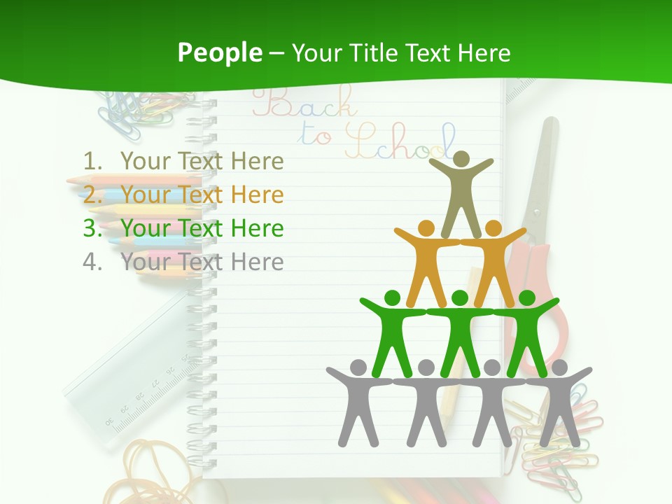 Back To School Document Book PowerPoint Template