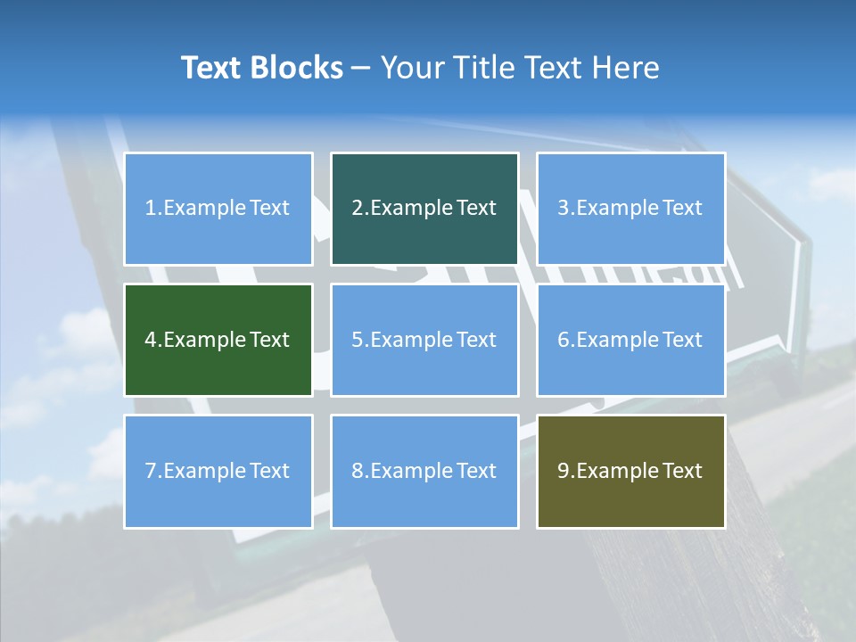 Nature Countryside Text PowerPoint Template