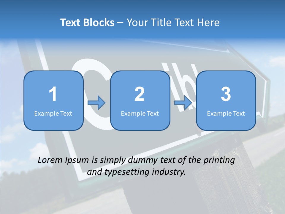 Nature Countryside Text PowerPoint Template