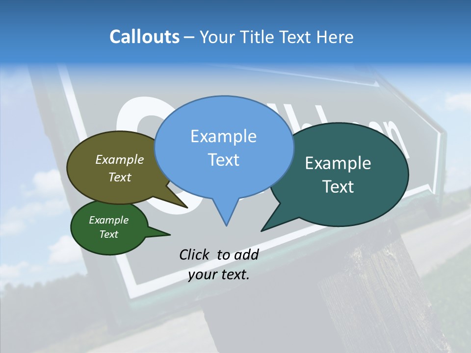 Nature Countryside Text PowerPoint Template
