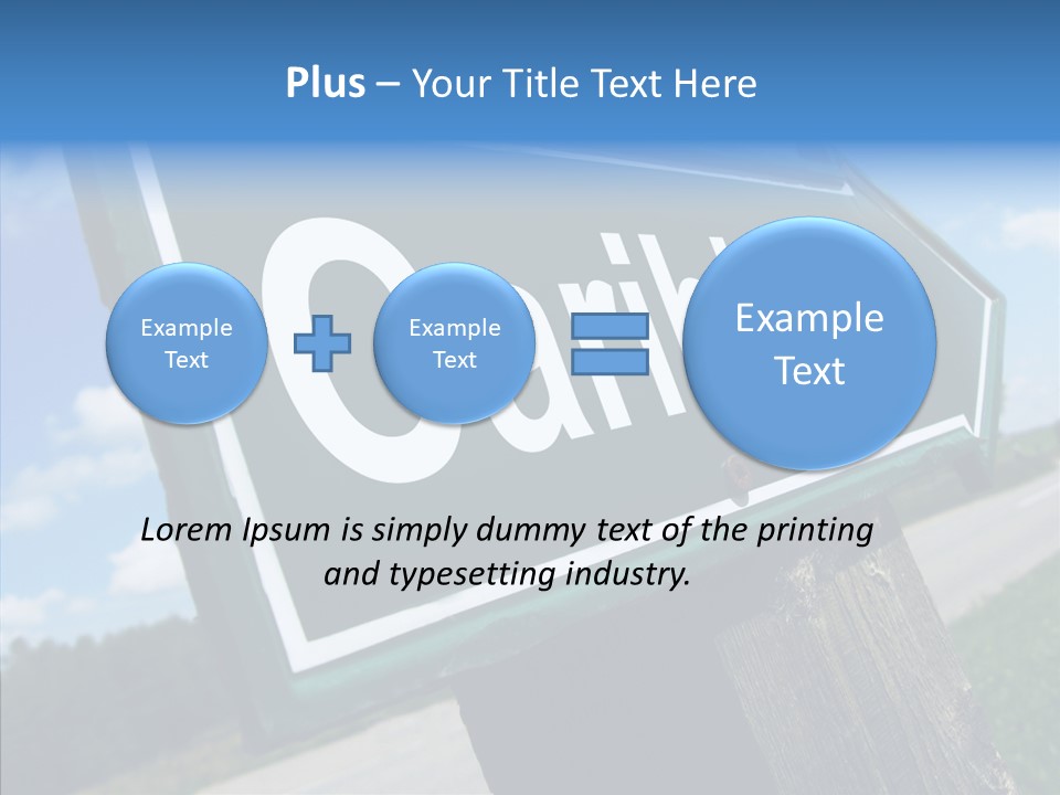 Nature Countryside Text PowerPoint Template