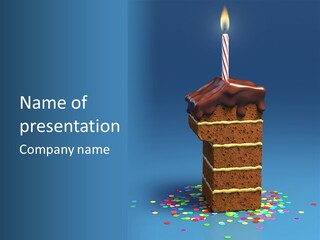 Present Party Gift PowerPoint Template