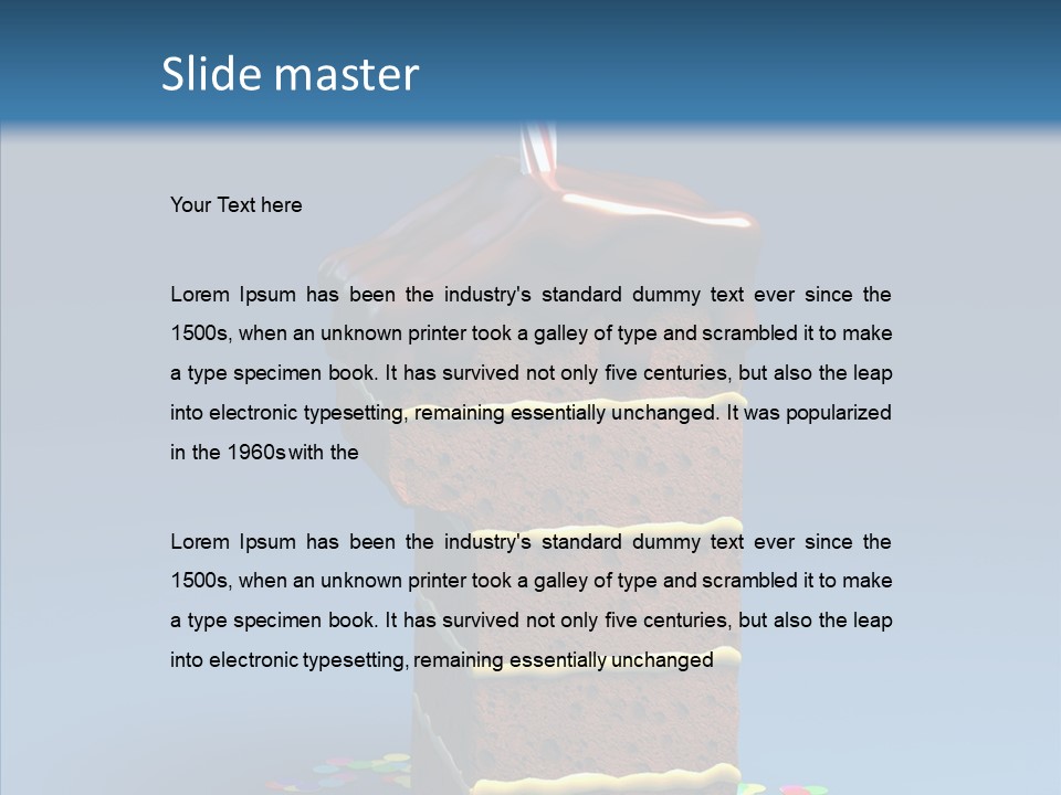 Present Party Gift PowerPoint Template