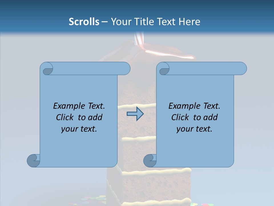 Present Party Gift PowerPoint Template