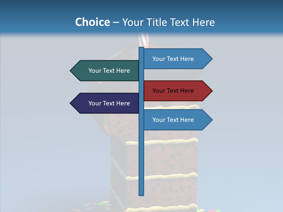 Present Party Gift PowerPoint Template