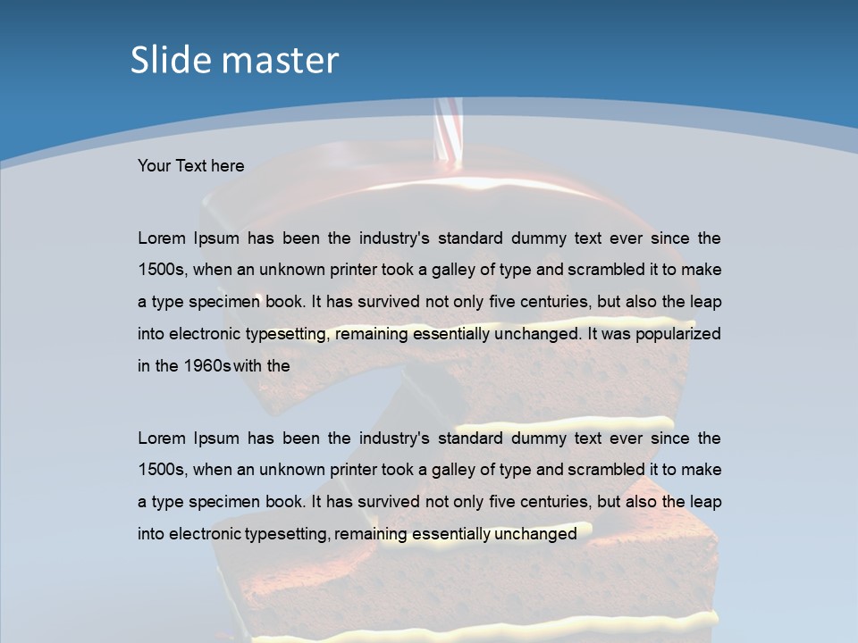 Love Happy Glitter PowerPoint Template