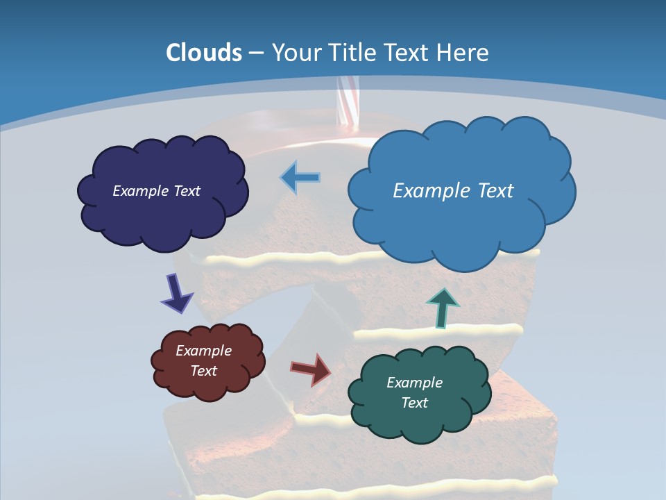 Love Happy Glitter PowerPoint Template