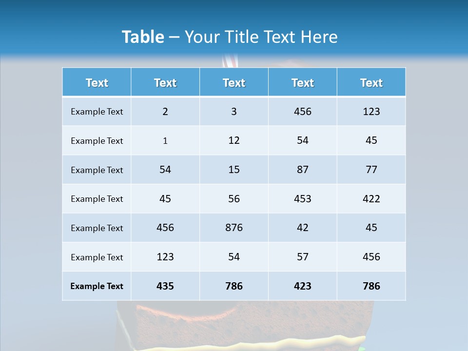 Eat Special Family PowerPoint Template