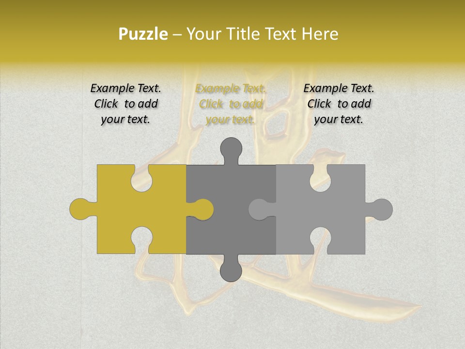 Yellow Icon Silk PowerPoint Template