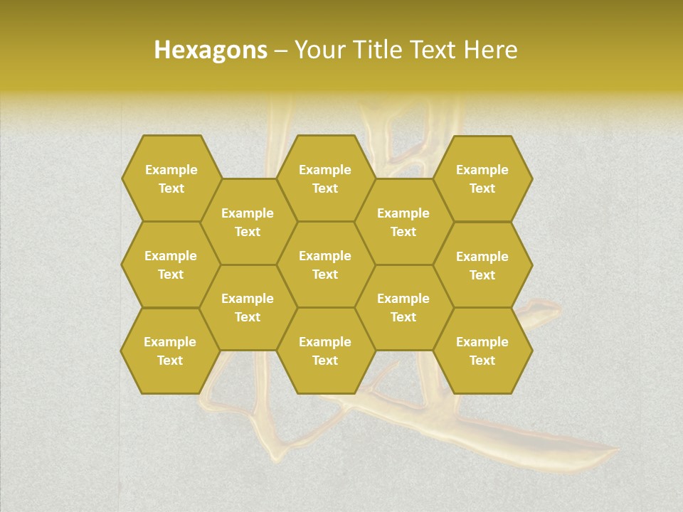 Yellow Icon Silk PowerPoint Template