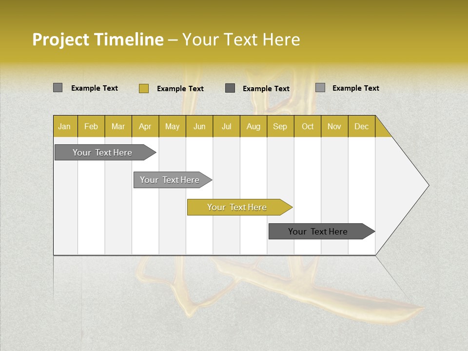 Yellow Icon Silk PowerPoint Template