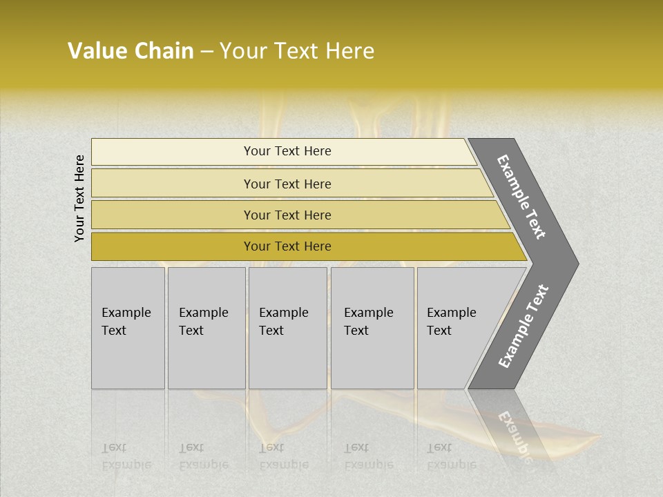 Yellow Icon Silk PowerPoint Template