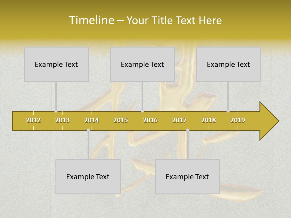 Yellow Icon Silk PowerPoint Template