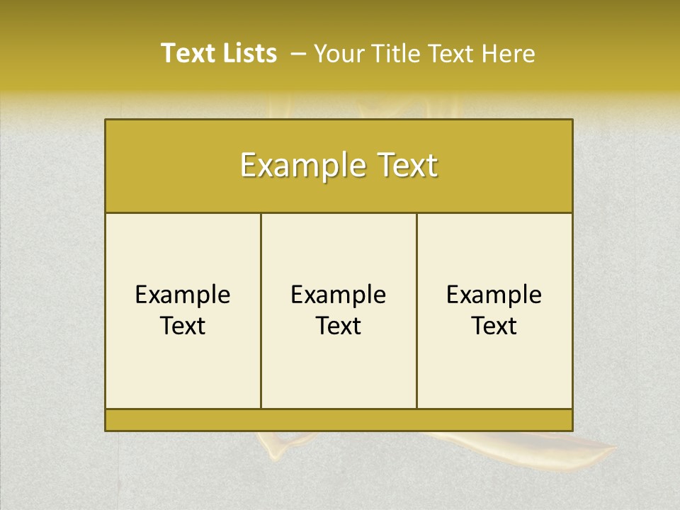 Yellow Icon Silk PowerPoint Template