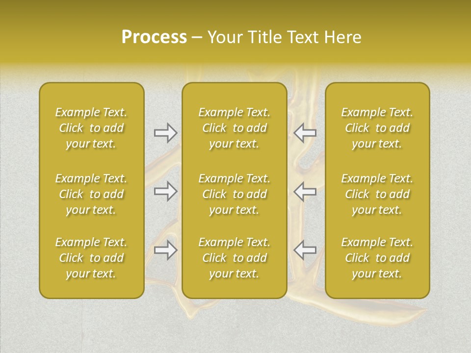 Yellow Icon Silk PowerPoint Template