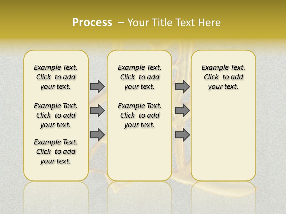 Yellow Icon Silk PowerPoint Template