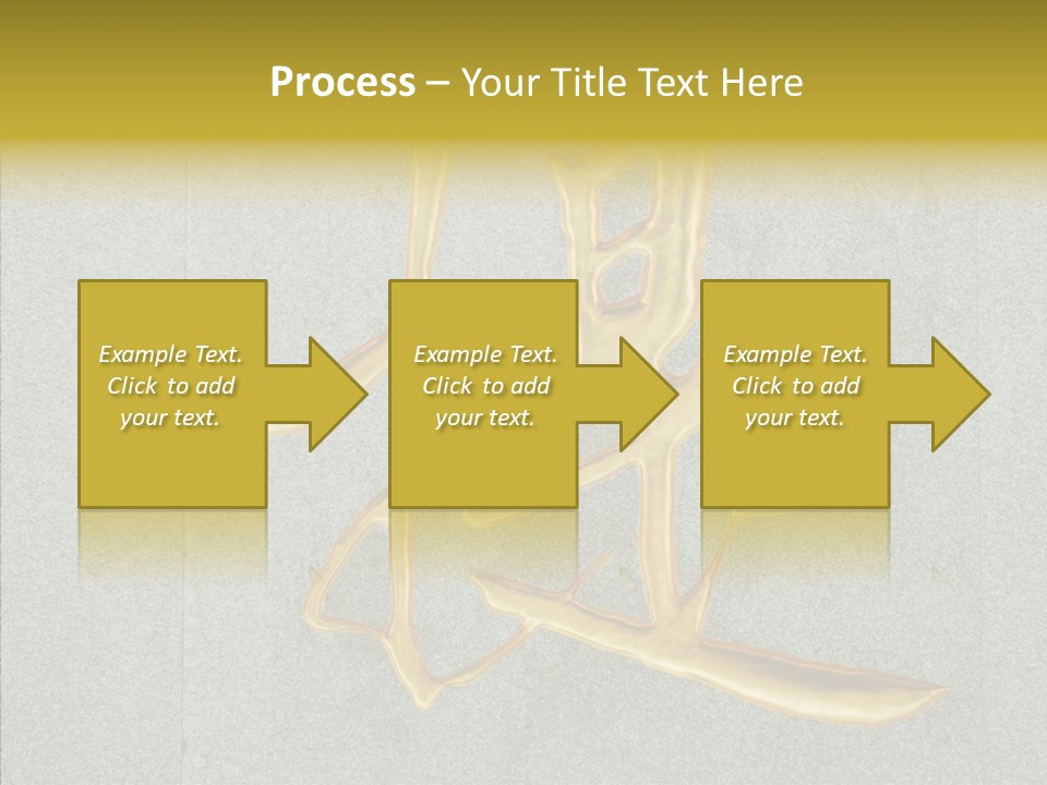 Yellow Icon Silk PowerPoint Template