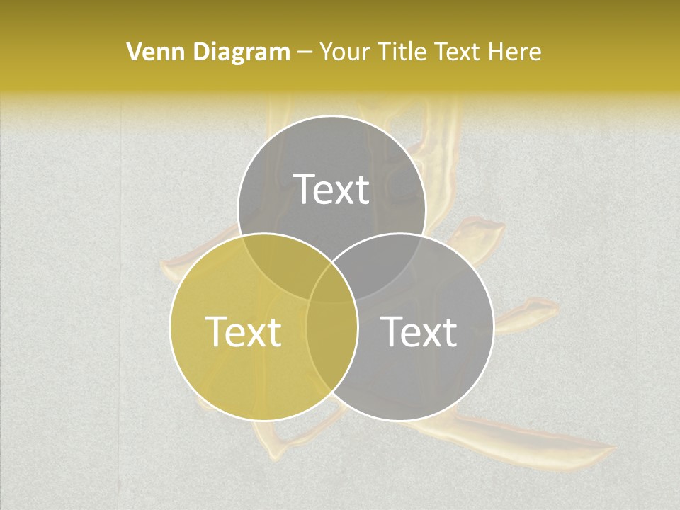 Yellow Icon Silk PowerPoint Template