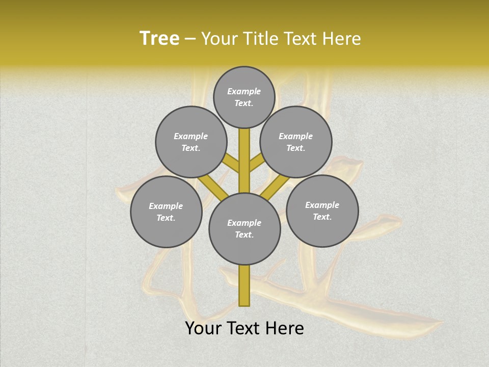 Yellow Icon Silk PowerPoint Template