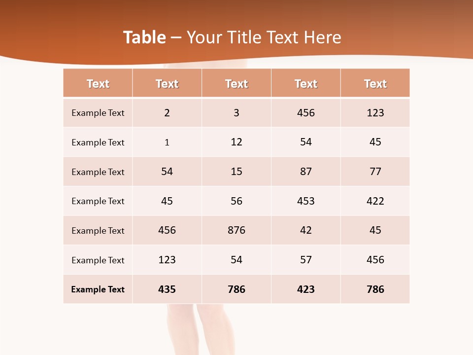 Fashion Nude  PowerPoint Template