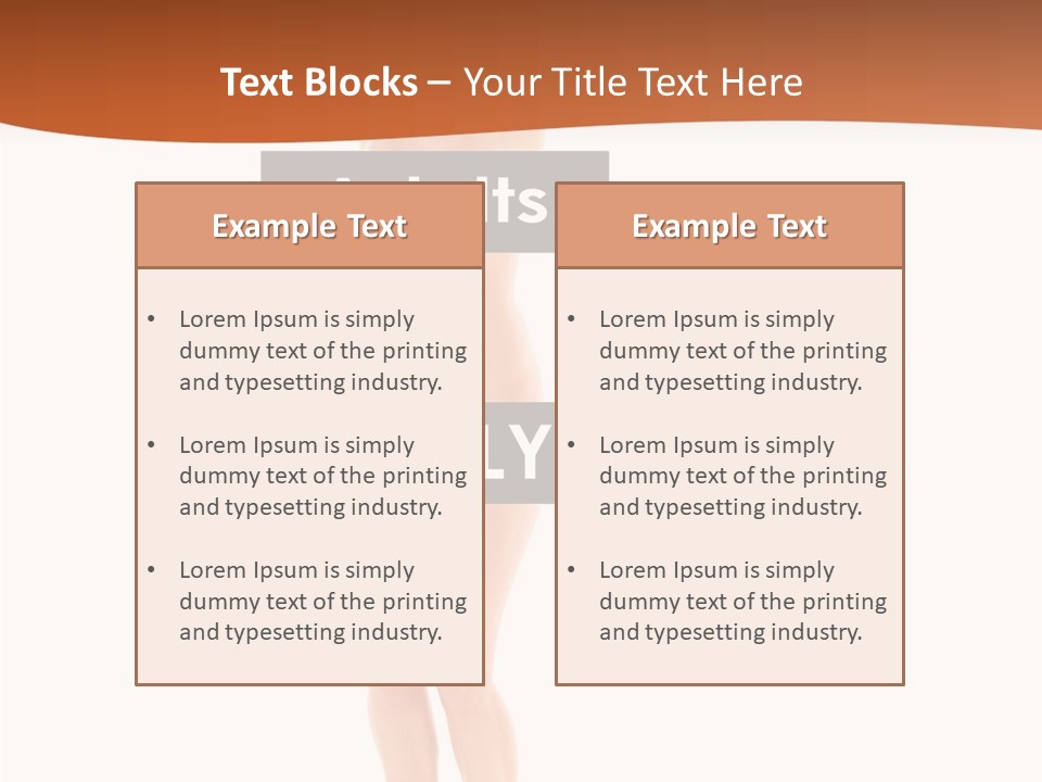 Fashion Nude  PowerPoint Template