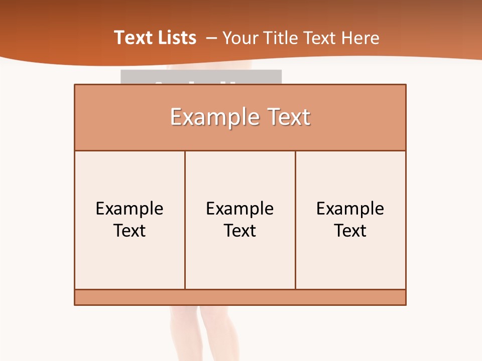 Fashion Nude  PowerPoint Template