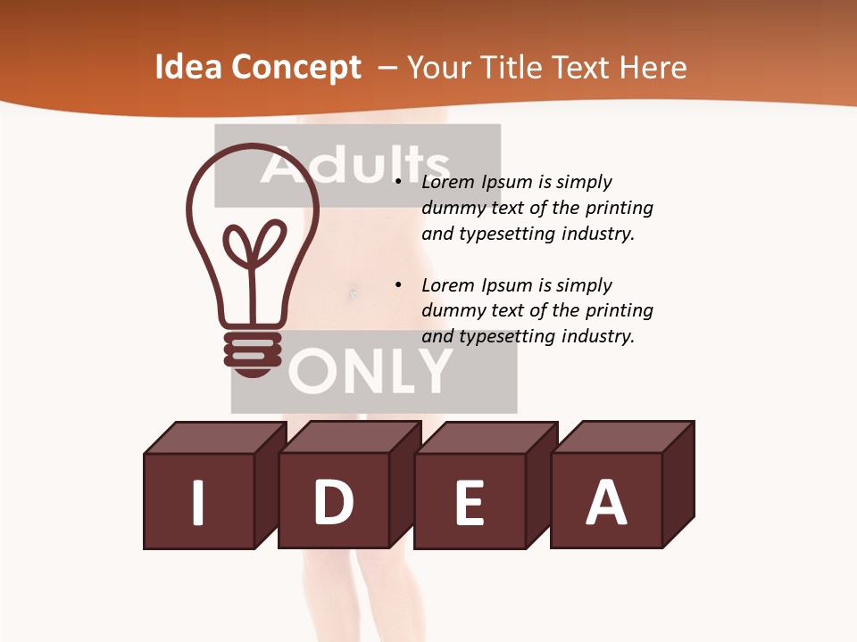 Fashion Nude  PowerPoint Template