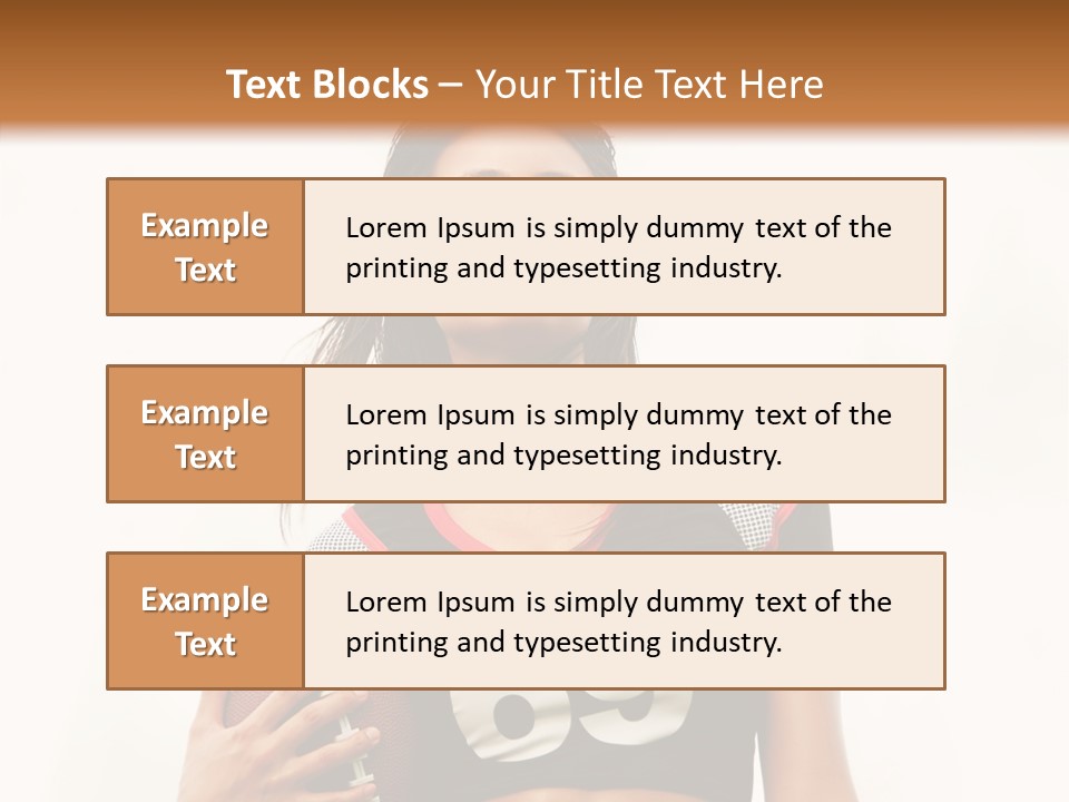 Humorou Bu Ine Character PowerPoint Template