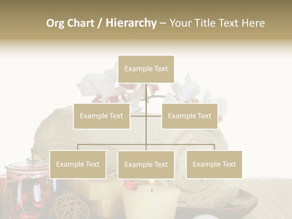 White Handmade Leaf PowerPoint Template