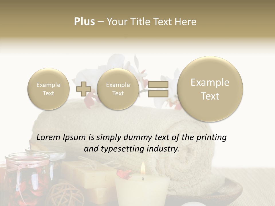 White Handmade Leaf PowerPoint Template