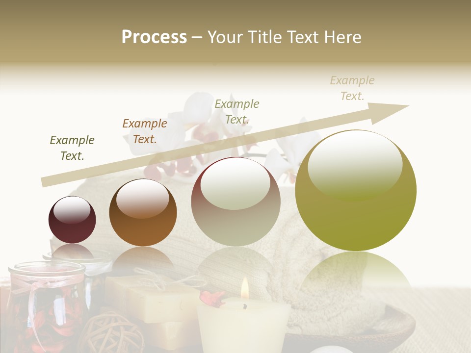 White Handmade Leaf PowerPoint Template