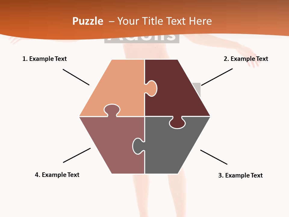 Woman Skin Naked PowerPoint Template