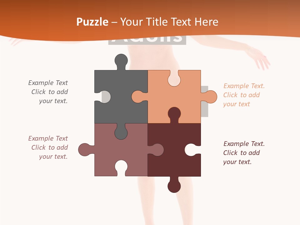 Woman Skin Naked PowerPoint Template