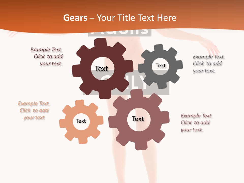 Woman Skin Naked PowerPoint Template