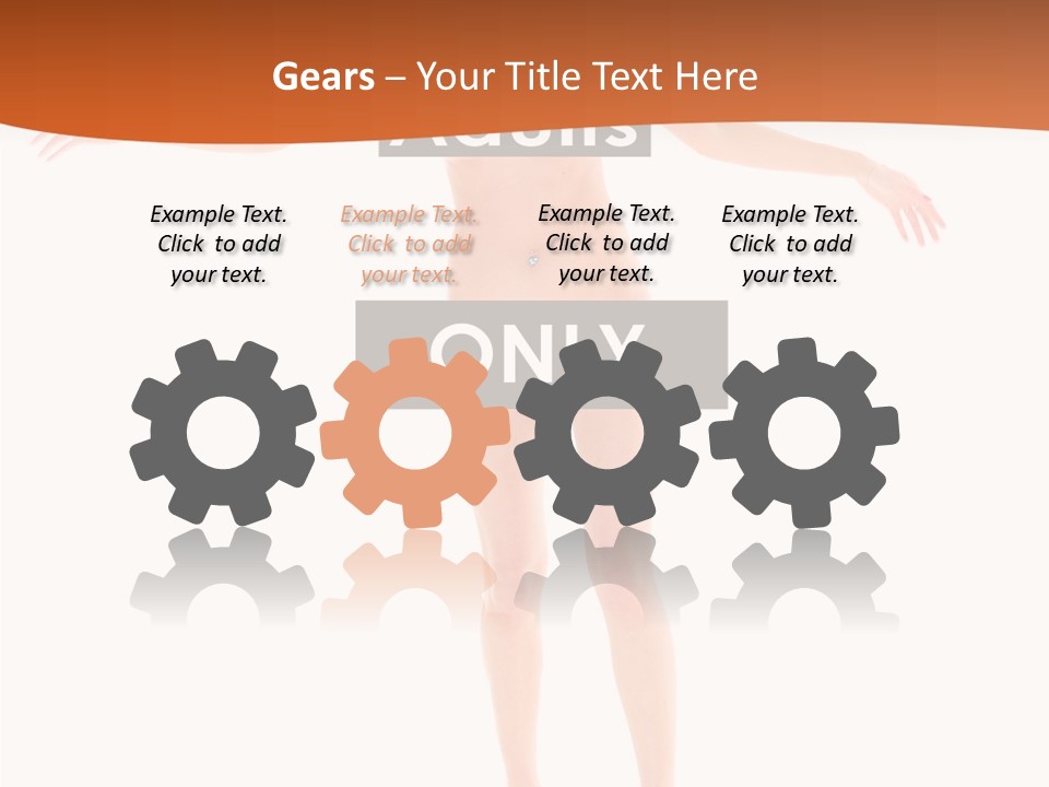 Woman Skin Naked PowerPoint Template