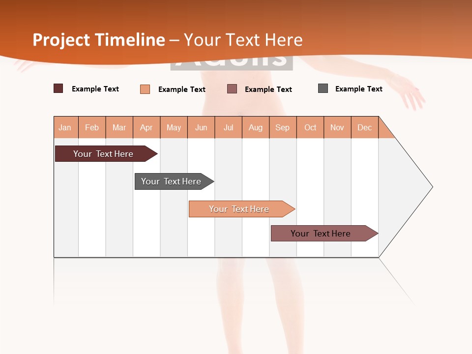 Woman Skin Naked PowerPoint Template