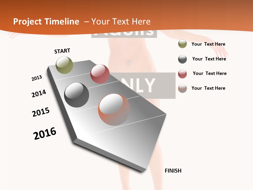 Woman Skin Naked PowerPoint Template