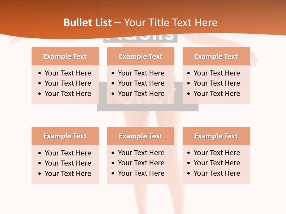 Woman Skin Naked PowerPoint Template