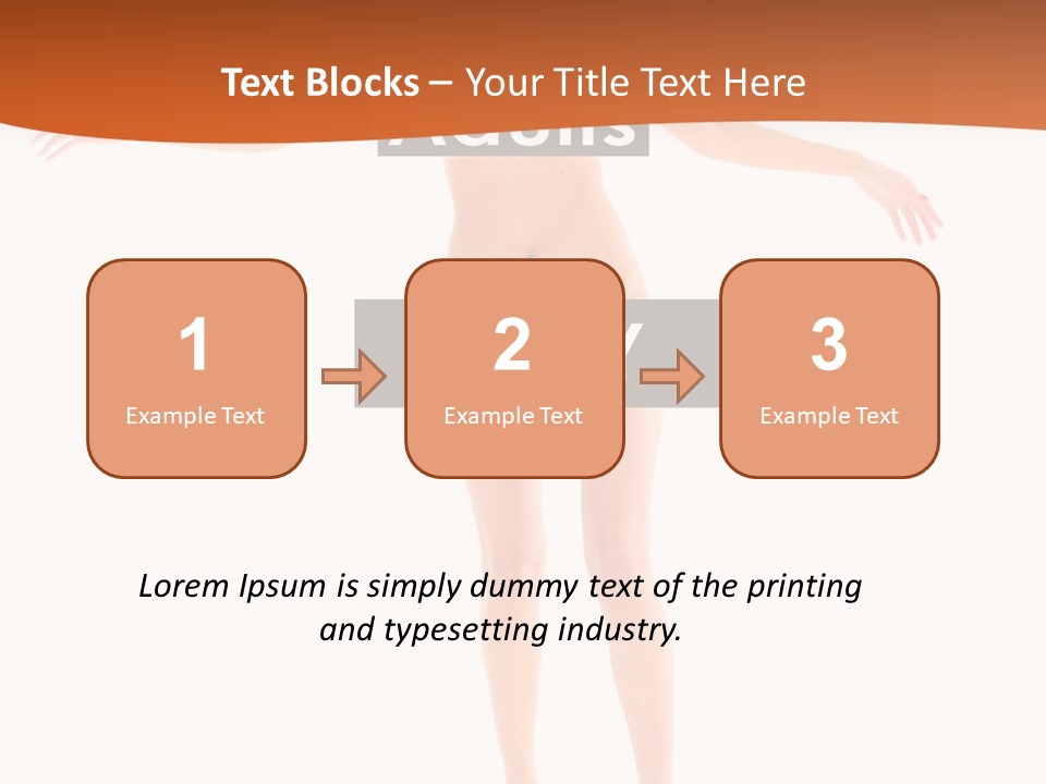 Woman Skin Naked PowerPoint Template