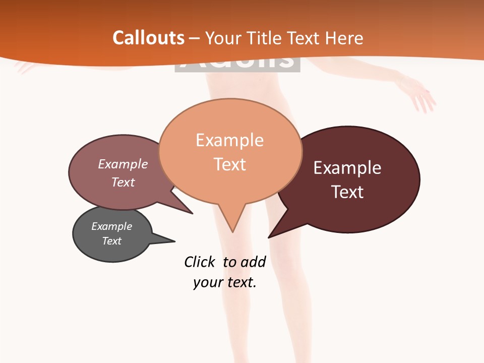 Woman Skin Naked PowerPoint Template