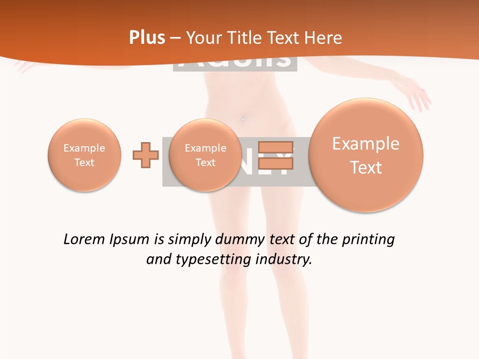 Woman Skin Naked PowerPoint Template