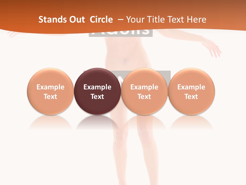 Woman Skin Naked PowerPoint Template