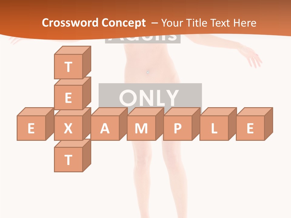 Woman Skin Naked PowerPoint Template