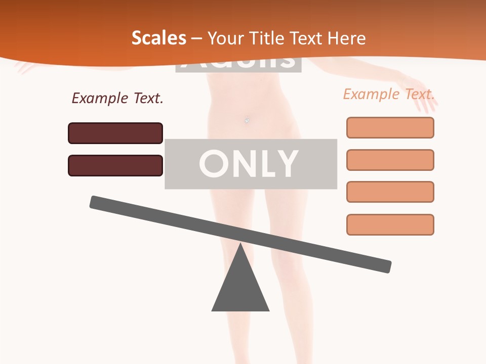 Woman Skin Naked PowerPoint Template